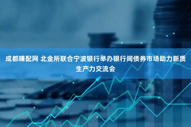 成都赚配网 北金所联合宁波银行举办银行间债券市场助力新质生产力交流会